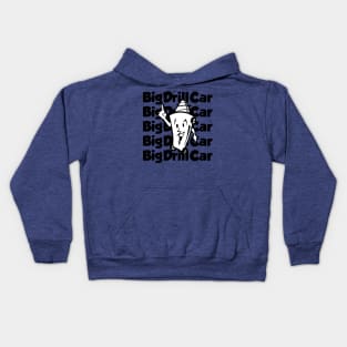 Vintage Big Drill Car Band Kids Hoodie